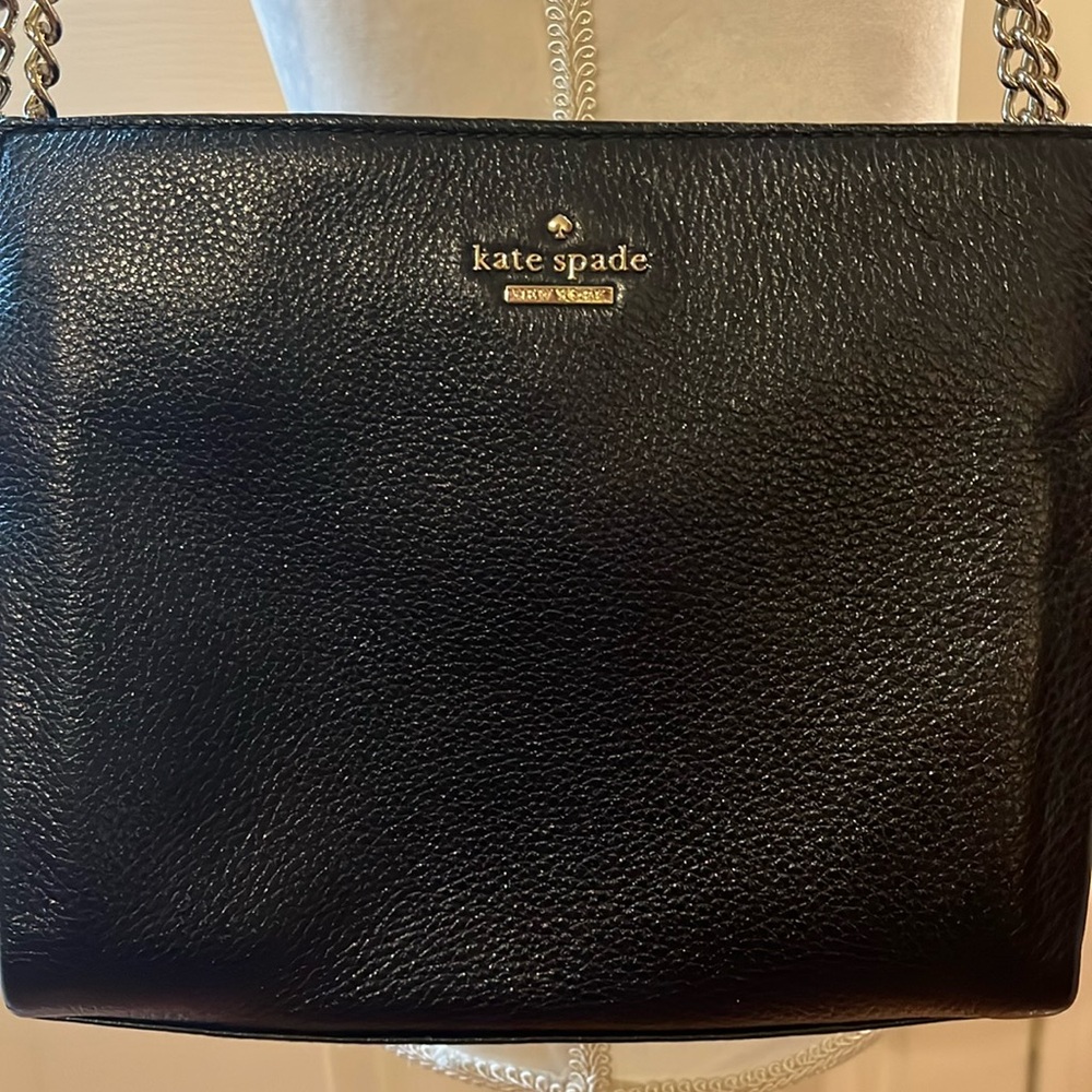 Kate Spade black leather purse